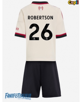 Liverpool Andrew Robertson #26 Echipament de Fotbal Replică 2025-26 Copii Deplasare (+ Șorturi)